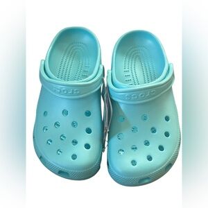 Crocs Aqua Blue Classic Clogs Comfort Athleisure Beachcore Unisex M5/W7